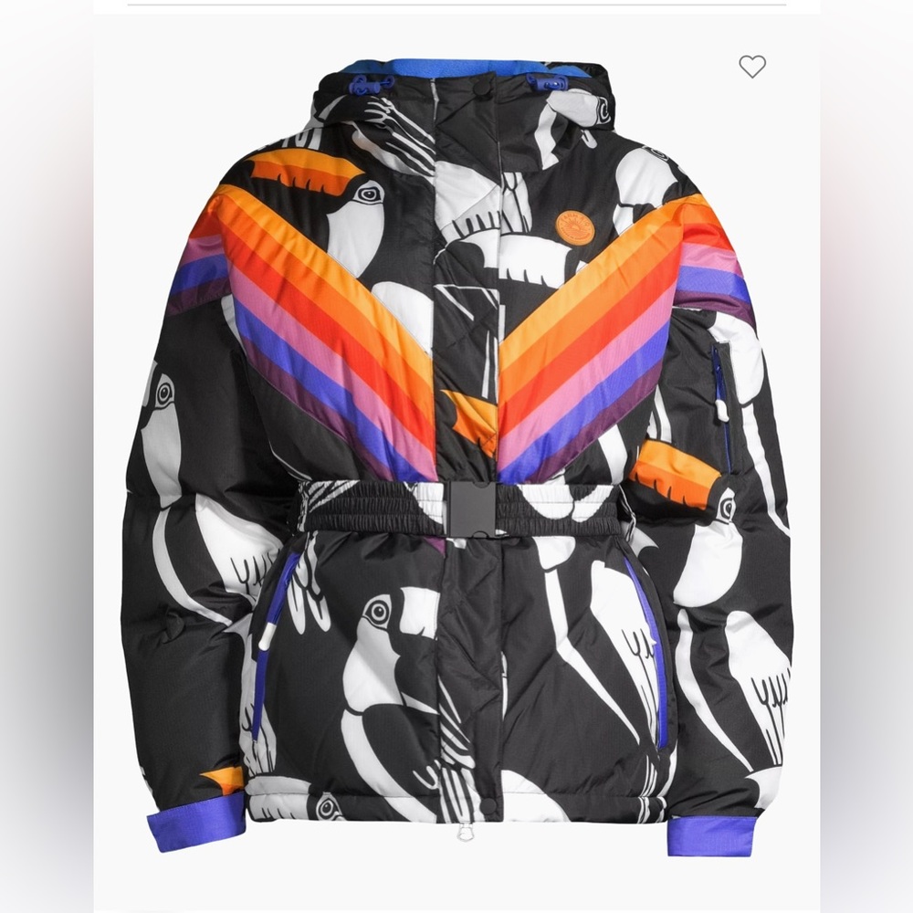 Farm Rio winter jacket. NWT Fits oversized.